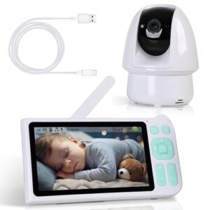 No App No WiFi Secure Connection Remote Pan-Tilt-Zoom-1 Camera (White)
