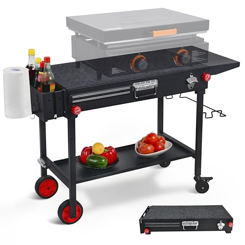 Ninja Woodfire Outdoor Grill Blackstone Griddle Stand for Outdoor Cooking Camping
