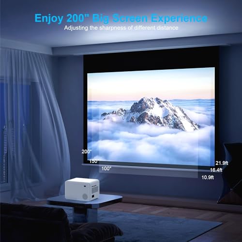 14000L ZDK Video Movie Portable Outdoor Wifi Projector Home Theater
