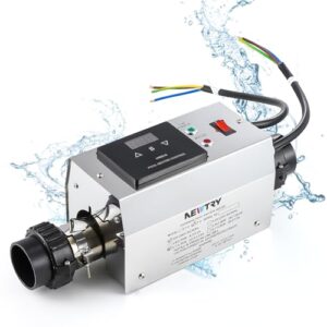 220V 3KW Hot Tub Spa Heaters Thermostat with LCD Display Internal Circulation System for Small Pool