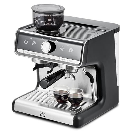 20 Bar Coffee Maker with Milk Frother Steam Wand