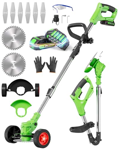 Foldable Cordless Weed Eater Battery Powered