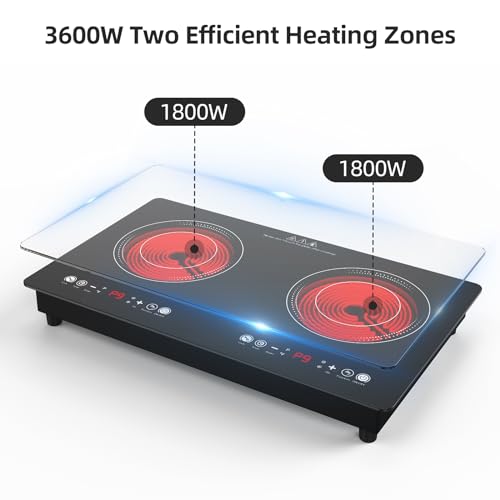 3600W Electric Cooktop 24 Inch 220V