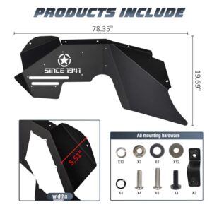2PCS Fender Liner Cover Mud Guards