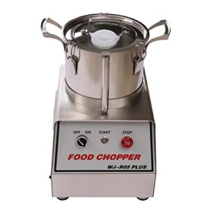110V 550W 1400RPM Large Stainless Steel Food Processor with S-Shaped Blade