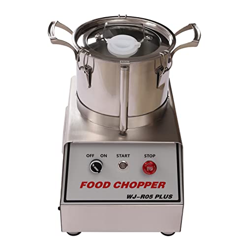 110V 550W 1400RPM Large Stainless Steel Food Processor with S-Shaped Blade