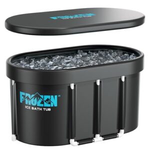 XL 124 Gallons Capacity Portable Cold Plunge Tub for Cold Water Therapy and Recovery