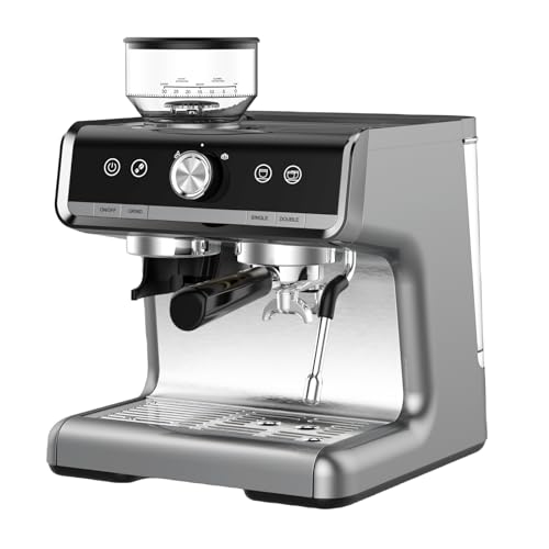 Professional Espresso Maker With Milk Frother Steam Wand