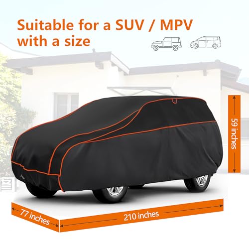 All Weather Protection Hail Car Protector Blanket for SUV Up to 220"