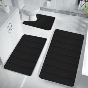 Memory Foam Bath Mat Set