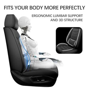 Universal Automotive Front and Rear Seat Protector Fit for Cars 5 Seats