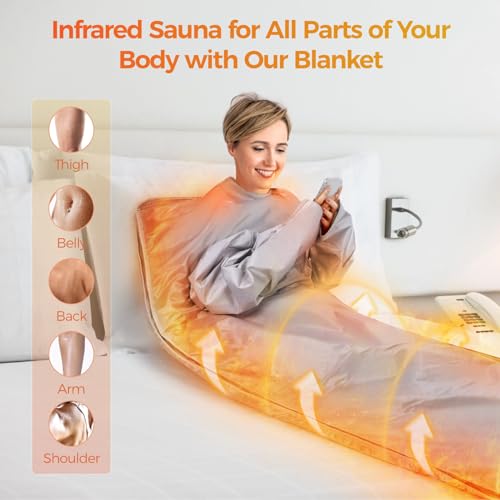 Far Infrared Sauna Heating Blanket for Home Detox Relaxation