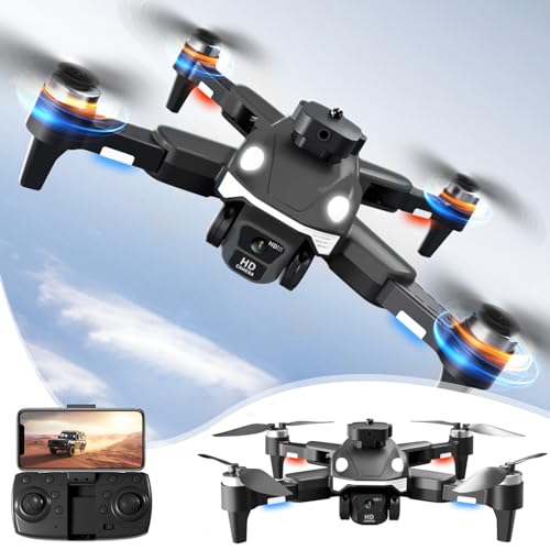 Headless Mode - Camera Drone for Adults - Foldable Remote Control Drone - Gift