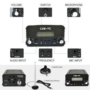 Long Range FM Broadcast Transmitter for Drive-in Movie