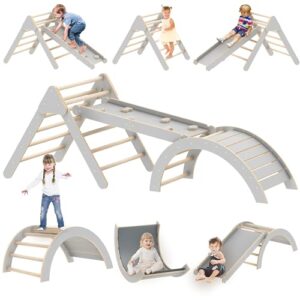 26.5 in Tall Wooden Toddler Climbing Toys Indoor