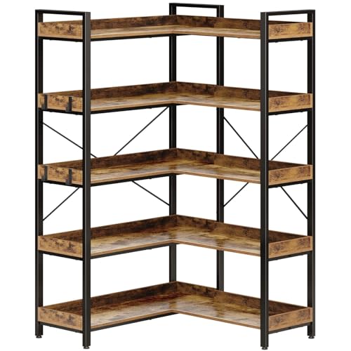 Reversible Corner Bookshelf