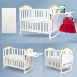 Mini Crib with Mattress