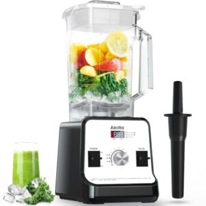 Professional Countertop Blenders with 68 Oz Large Capacity for Ice Crush