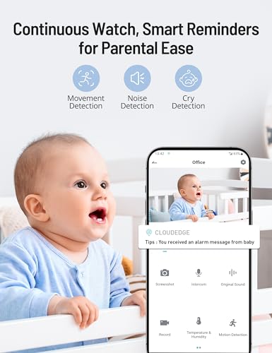 5” Smart Baby Monitor with App Control