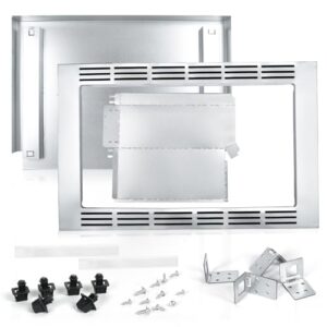 Stainless Steel 27” Microwave Trim Kit Compatible with NN-SE9**S