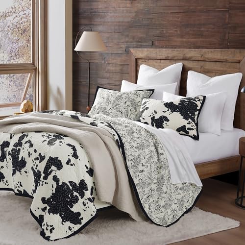 Black Cowhide Pattern