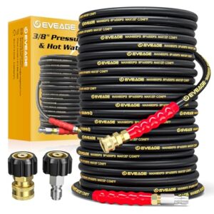 4800PSI Industry Grade Steel Wire Braided & Synthetic Rubber Jacket
