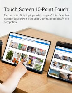 FHD IPS Touch Screen with Tempered Glass