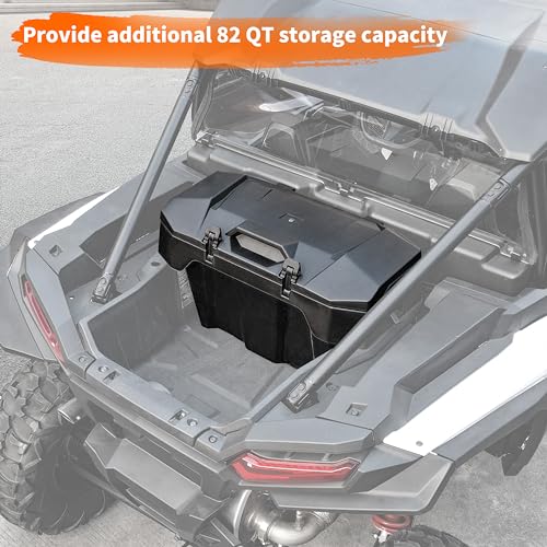 Poly Water Resistant 82 QT Forward Cargo Storage Box for Polaris RZR XP 1000/ XP 4 1000 2024 Accessories