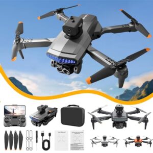 2024 Upgraded 5G Wifi Foldable Mini Drone with Dual Camera Versatile RC Quadcopter Drone with Headless Mode