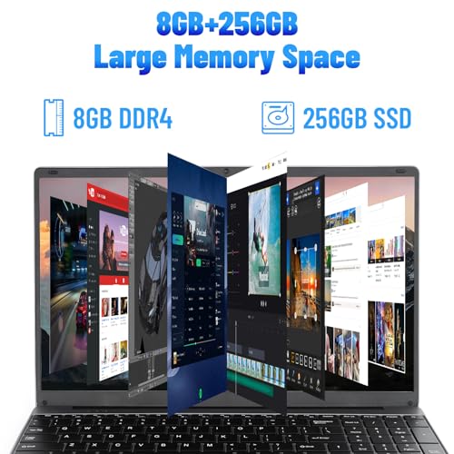 15.6 Inch Windows 11 Intel Celeron N5095 Quad-Core Processor up to 2.9Ghz