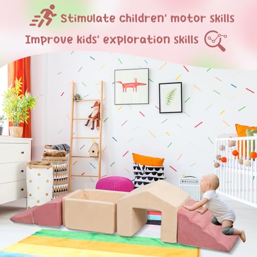 6PCS Climb and Crawl Activity Playset