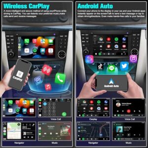 7 Inch Car Radio CarPlay Android Car Android Stereo Car Radio with GPS Backup Camera Bluetooth WLAN SWC BT DSP FM AM Radio