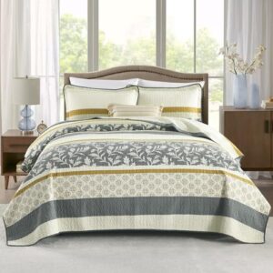 Lightweight Spring Botanical Flower Print Bedspread