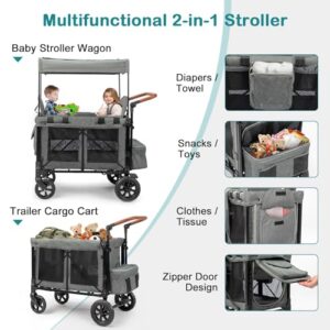 Baby Cargo Double Strollers with 2 Face to Face Seats