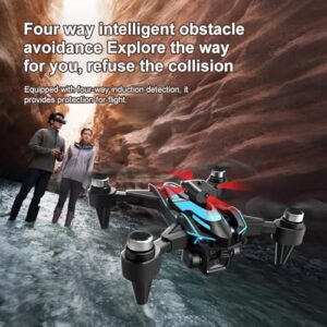 Foldable RC Drones with Camera Fpv RC Drone Quadcopter Wind Resistance 360 ° Flip Obstacle Avoidance Headless Mode Trajectory Flying