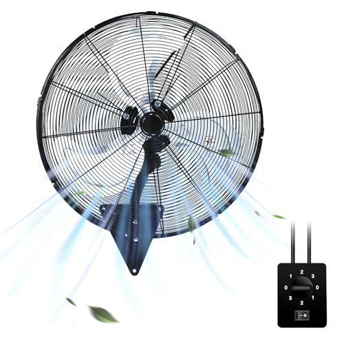 Industrial Heavy Duty Oscillating Fan with 120° Oscillation