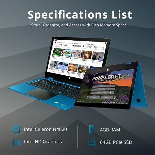 11.6” HD 2-in-1 Touchscreen