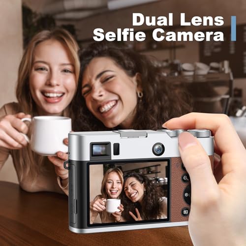 Vlogging Camera with 32G Card & 2 Batteries