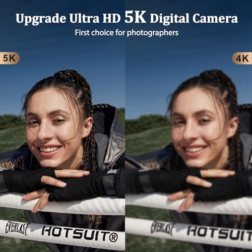 16X Digital Zoom Compact Video Camera for Travel with 32GB Card