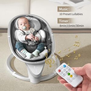 Electric Swing for Newborn with 5 Swing Speed