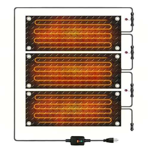 10" X 30" Snow & Ice Melting Mat Slip-Proof Rubber Heated Mat