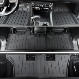 All-Weather TPE Full Set Interior MAT Fit 2nd Row Bucket Seat (6-Passenger)