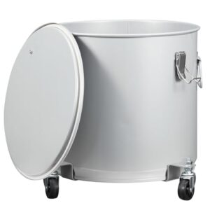 Coated Carbon Steel Oil Filter Pot with Caster Base