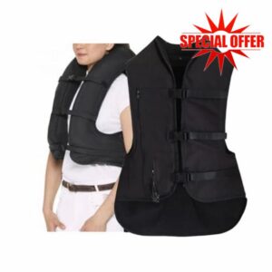 Men's Equestrian Airbag Vest - Adjustable Children/Women's Inflatable Vest With Tail/neck Air Bag