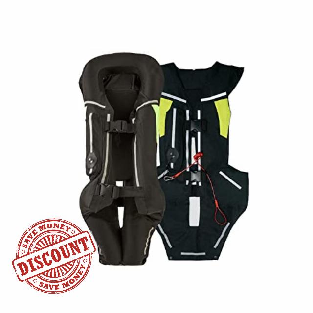 Men/Women Motorcycle Airbag Vest Motocross Air-Bag Riding Jacket Adjustable Size
