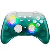 Wireless Switch Pro Controller for Switch/Lite/OLED/PC, Wireless Pro Controller with Headphone Ja...