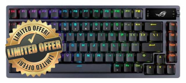 ASUS ROG Azoth 75 Wireless DIY Custom Gaming Keyboard