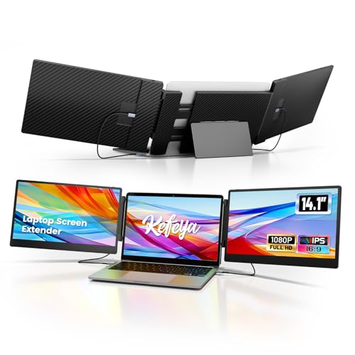 1080P HD IPS Laptop Monitor Extender Plug and Play for Windows/Chrome/Mac/Switch/PS5