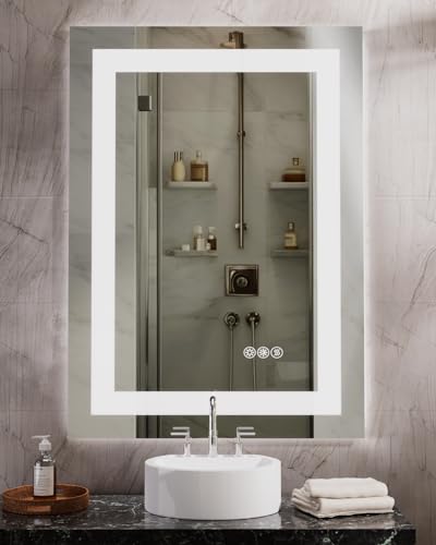 3 CCT Front Lit + Backlit Lighted Vanity Mirror