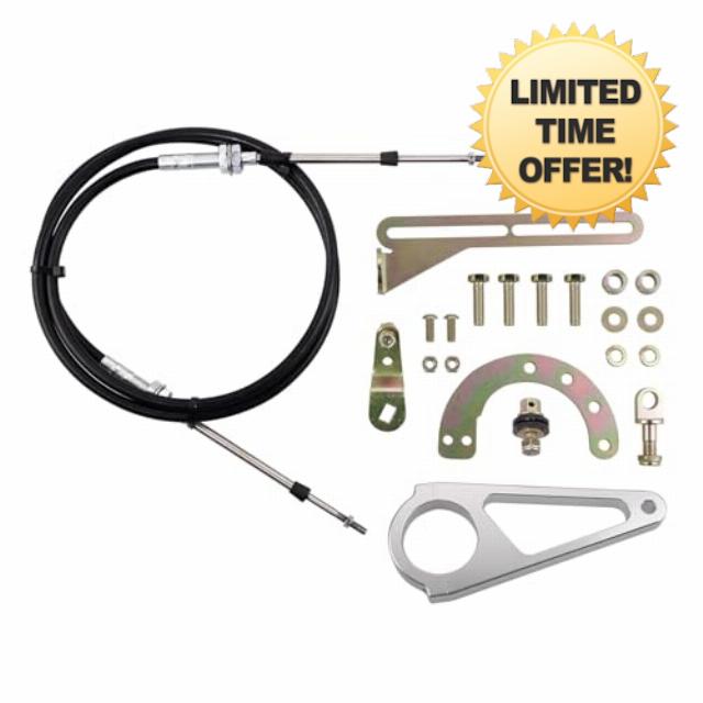 ACA-1804 2" Aftermarket Column Cable Shift Linkage Kit Transmission For GM